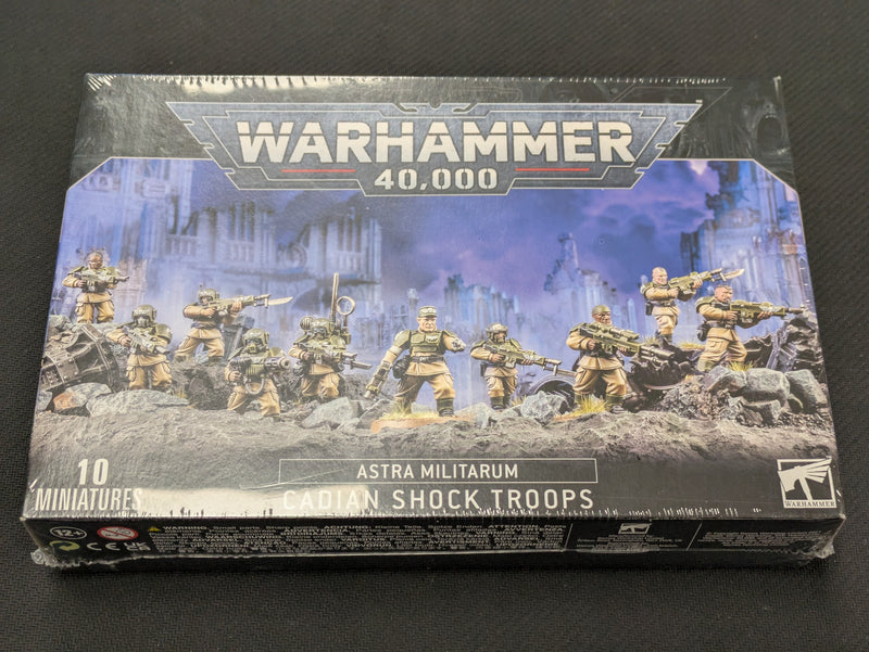 Warhammer 40k: Astra Militarum Cadian Shock Troops Old (BB134)