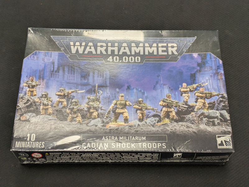 Warhammer 40k: Astra Militarum Cadian Shock Troops Old (BB136)