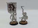 Warhammer Lord of the Rings Mordor Orc Banner and Captain BI177