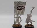 Warhammer Lord of the Rings Mordor Orc Banner and Captain BI177