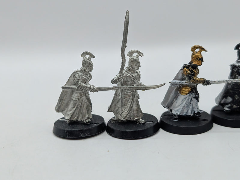 Warhammer Lord of the Rings High Elf Spearmen x5 - Metal BI198