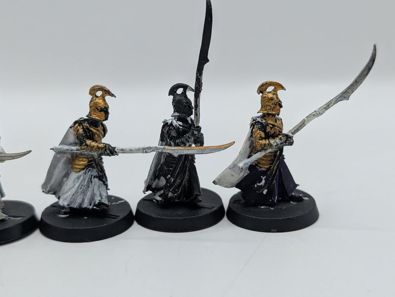 Warhammer Lord of the Rings High Elf Spearmen x5 - Metal BI198