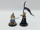 Warhammer Lord of the Rings High Elf Captain and Banner BC017