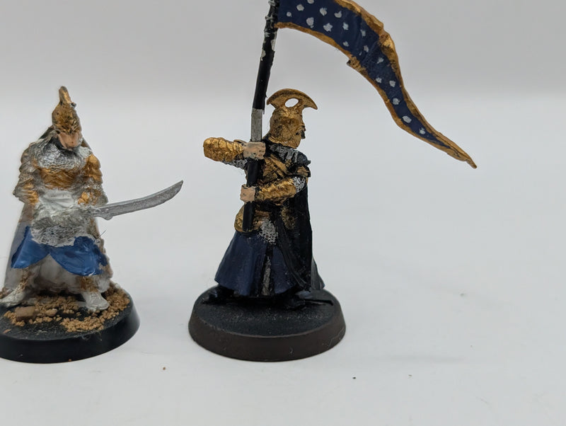 Warhammer Lord of the Rings High Elf Captain and Banner BC017