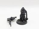 Warhammer 40k: Space Marines Black Templars Chaplain Grimaldus Metal Retinue (BJ010)