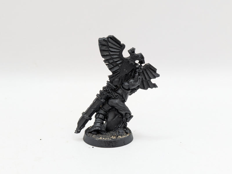 Warhammer 40k: Space Marines Black Templars Chaplain Grimaldus Metal Retinue (BJ010)