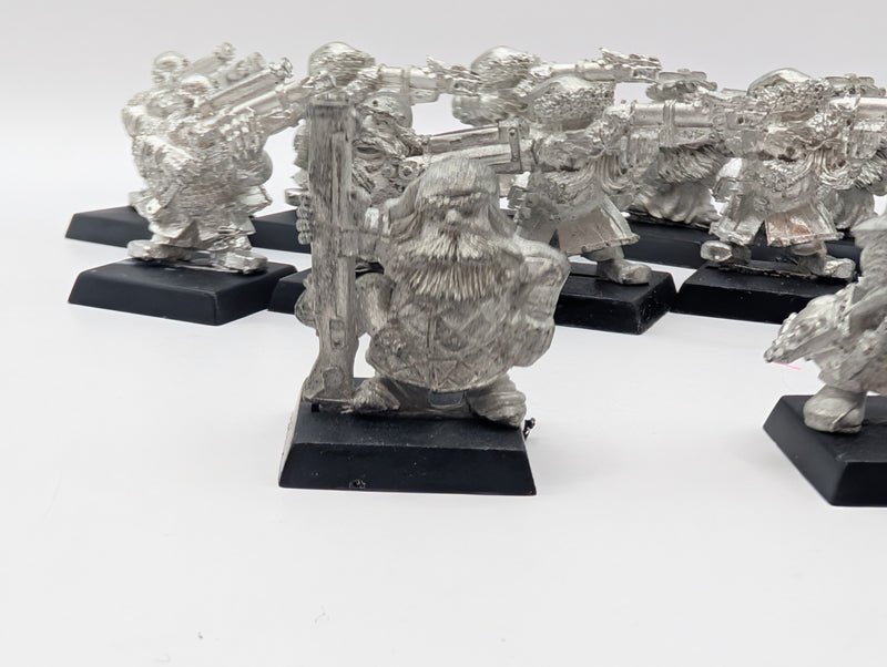 Warhammer Fantasy Dwarf Thunderers x13 Metal AQ026