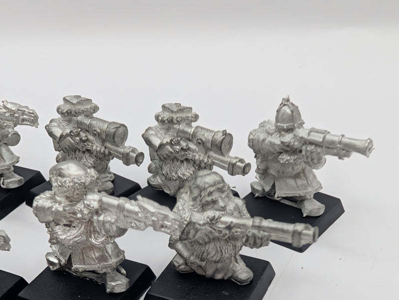 Warhammer Fantasy Dwarf Thunderers x13 Metal AQ026