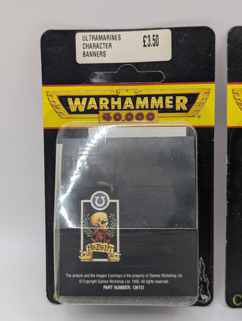 Warhammer 40k Ultramarines Banners and Transfers Bundle - in Blisters AI003