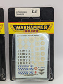 Warhammer 40k Ultramarines Banners and Transfers Bundle - in Blisters AI003