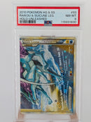 Pokemon Raikou & Suicune Legend Pair Holo - PSA 8 - Unleashed