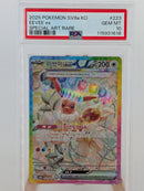 Pokemon Eevee Ex Holo - PSA 10 - Terastal Festival