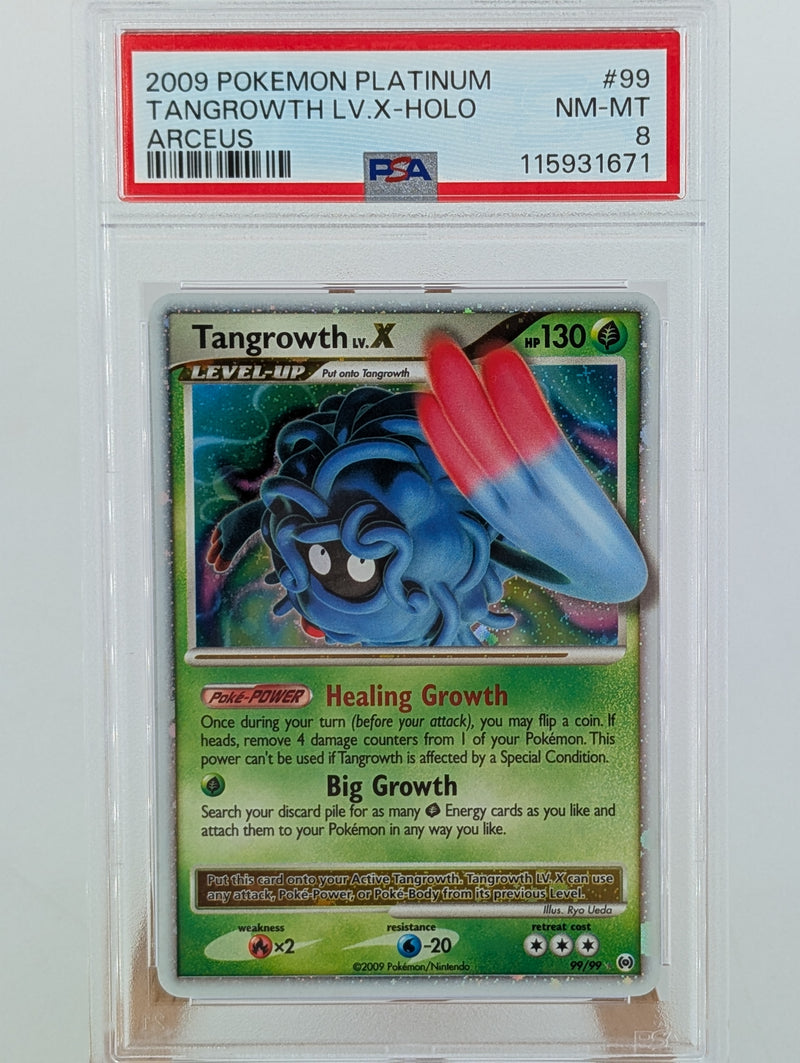 Pokemon Tangrowth lv.X Holo - PSA 8 - Arceus
