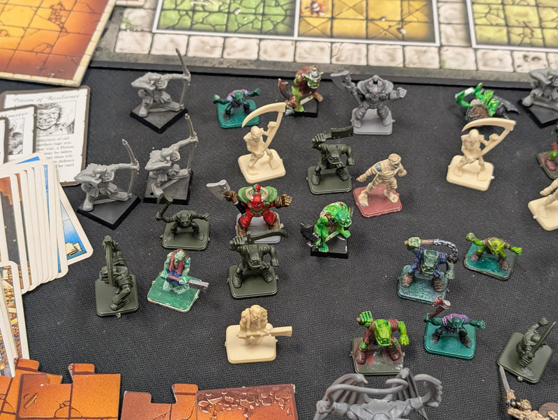 Advanced Heroquest Boardgame - Unchecked with additional metal models BB627