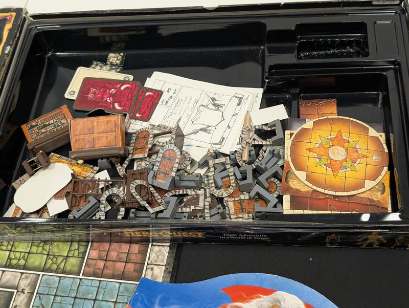 Advanced Heroquest Boardgame - Unchecked with additional metal models BB627