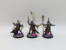 Warhammer 40k: Aeldari Eldar Corsairs Voidscarred Felarch, Way Seeker and Soul Weaver - Well Painted (BH160)