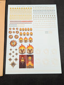 Warhammer Horus Heresy Word Bearers Legion Decals Transfers BK0001