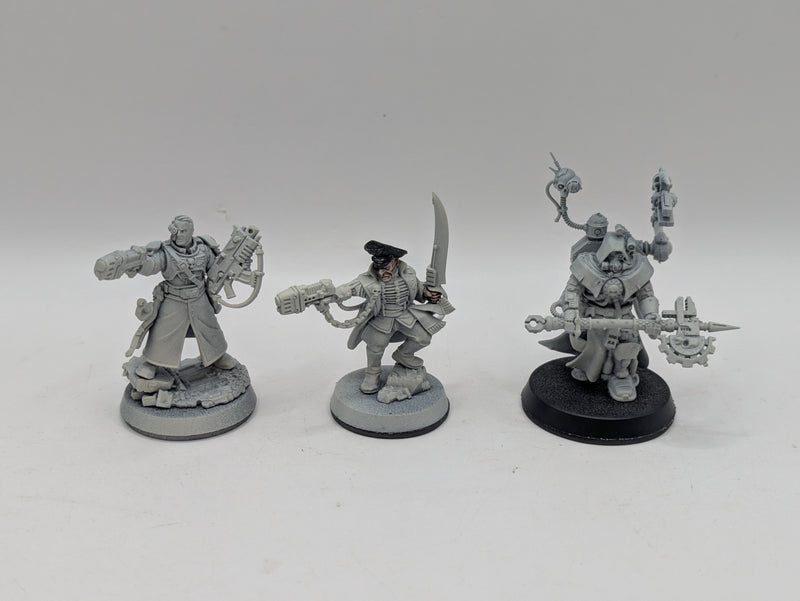 Warhammer 40k: Astra Militarum Castellan, Commissar and Tech-Priest (AT005)