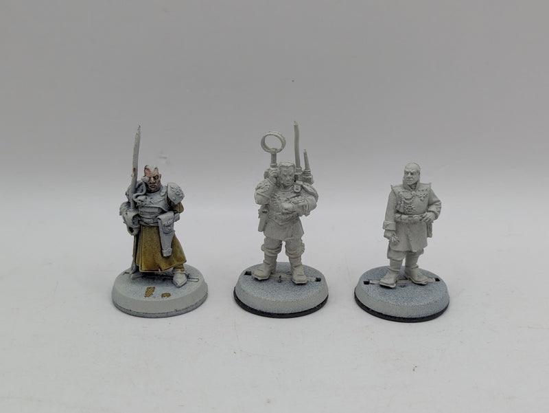 Warhammer 40k: Astra Militarum Regiment Advisors and Lieutenant (BJ132)