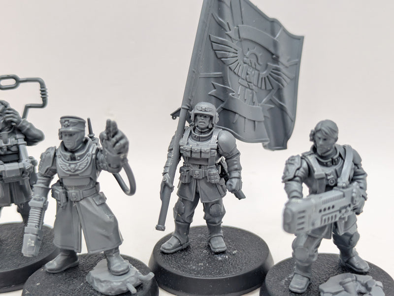 Warhammer 40k: Astra Militarum Cadian Command Squad (BJ004)