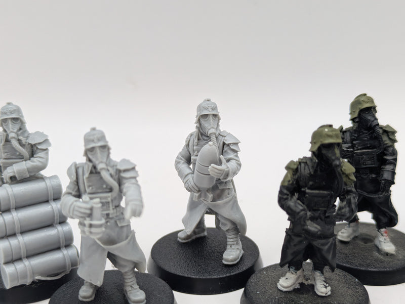 Warhammer 40k: Astra Militarum Death Korps of Kreig Forgeworld Heavy Mortar and Crew (AA160)