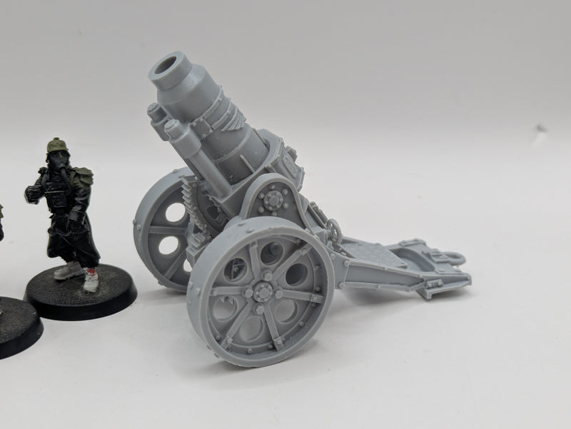 Warhammer 40k: Astra Militarum Death Korps of Kreig Forgeworld Heavy Mortar and Crew (AA160)