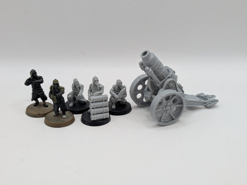 Warhammer 40k: Astra Militarum Death Korps of Krieg Forgeworld Heavy Mortar and Crew (AZ012)