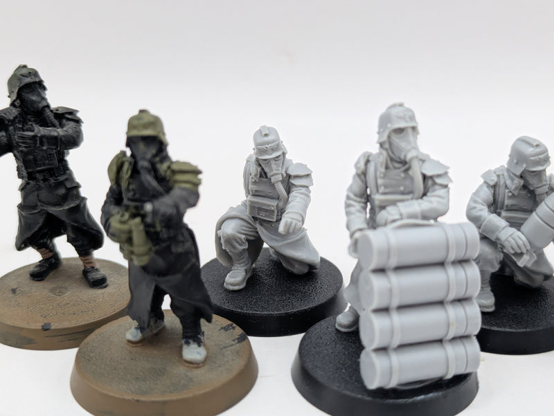 Warhammer 40k: Astra Militarum Death Korps of Krieg Forgeworld Heavy Mortar and Crew (AZ012)