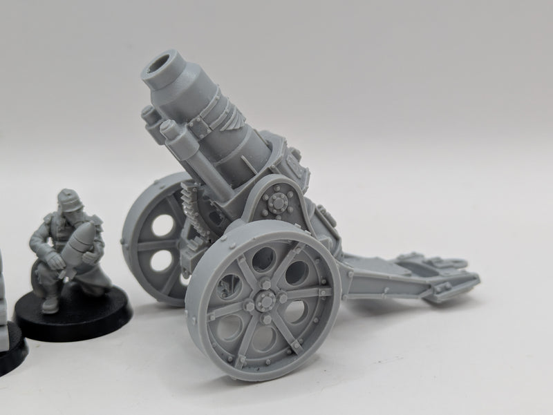 Warhammer 40k: Astra Militarum Death Korps of Krieg Forgeworld Heavy Mortar and Crew (AZ012)