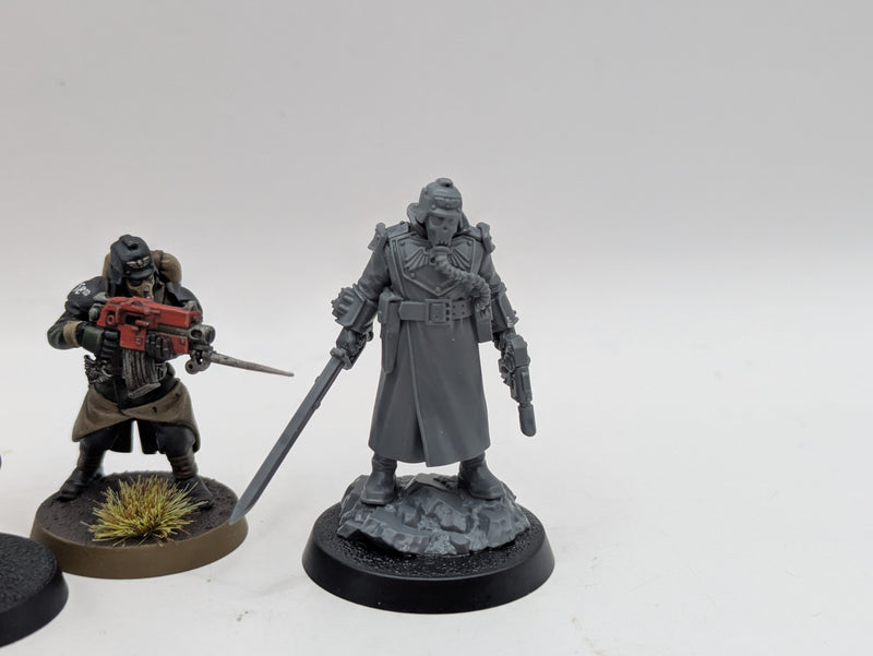 Warhammer 40k: Astra Militarum Death Korps of Kreig Commissar and Veterans (BI166)