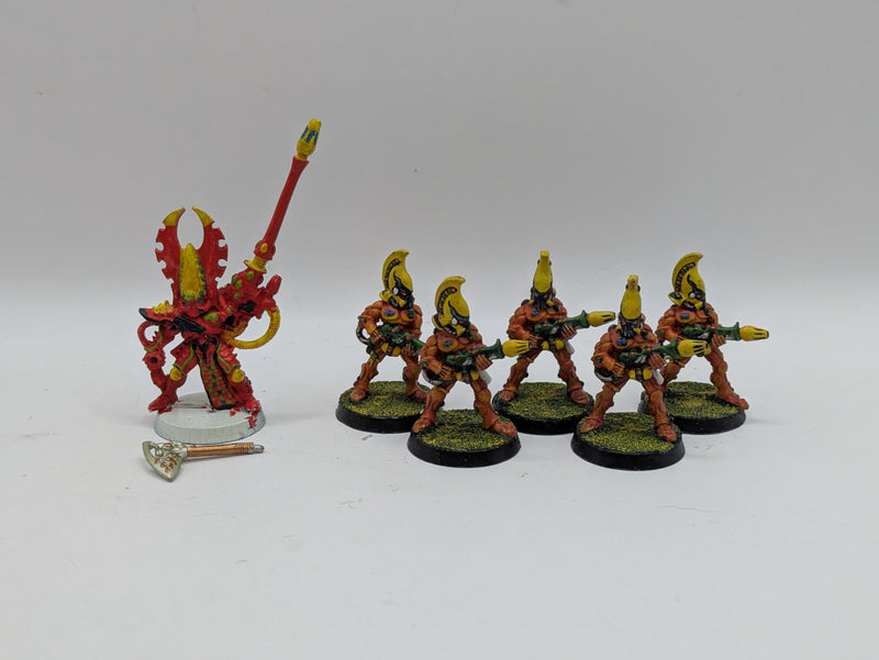 Warhammer 40k: Aeldari Eldar Metal Fire Dragons and Fuegan (AH032)