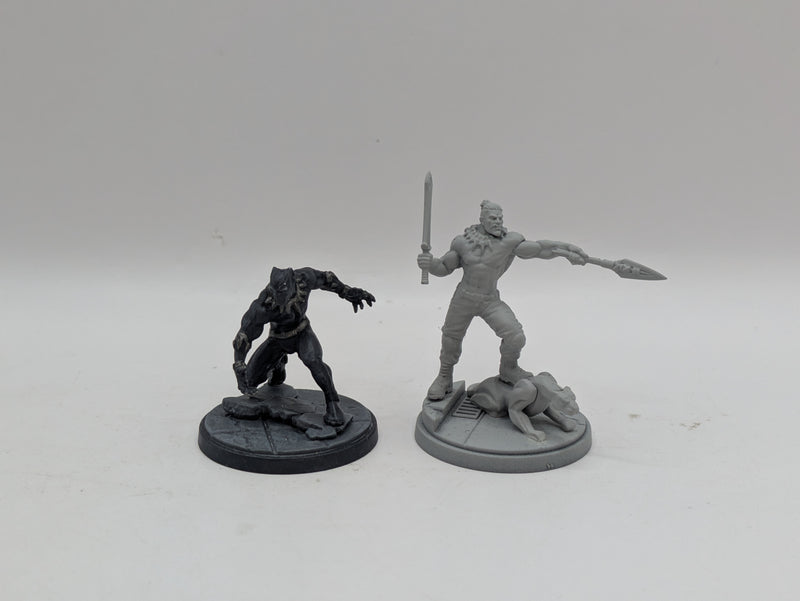 Marvel Crisis Protocol: Black Panther and Killmonger - Models Only (AW194)