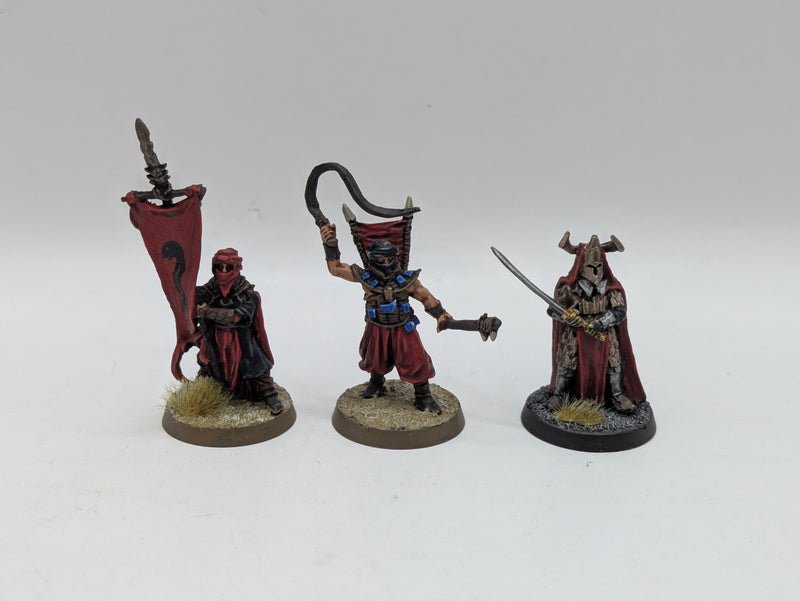 Warhammer Lord of the Rings: Metal Harad Command and Amdur (BA120)