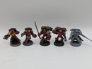 Warhammer 40k: Space Marines Blood Angels Veterans and Captain (AI179)