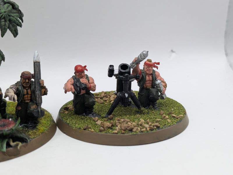 Warhammer 40k: Astra Militarum Catachan Jungle Fighters Heavy Weapons Teams (BJ115)
