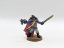 Warhammer 40k: Astra Militarum Finecast Commissar and Metal Standard (BJ110)