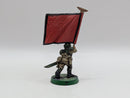 Warhammer 40k: Astra Militarum Finecast Commissar and Metal Standard (BJ110)