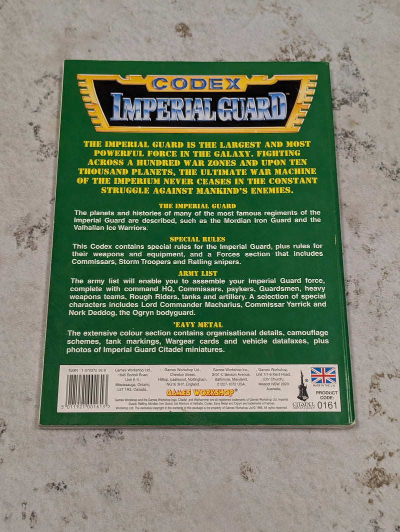 Codex Imperial Guard 2nd Edition Warhammer 40k BK0107