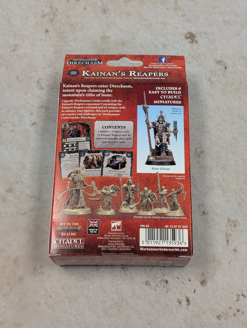 Warhammer Underworlds Direchasm Kainan's Reapers - NIB AY028