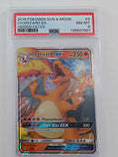 Pokemon Charizard GX Holo - PSA 8 - Hidden Fates