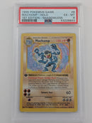 Pokemon Machamp Holo - PSA 6 - Shadowless Base Set