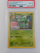 Pokemon Bulbasaur  - PSA 8 - Black & White Build a Bear