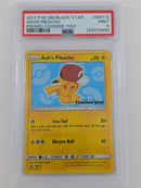 Pokemon Ash's Pikachu  - PSA 9 - Sun and Moon Black Star