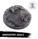 Resin Base - Raven Outpost Round - 60mm (1A)