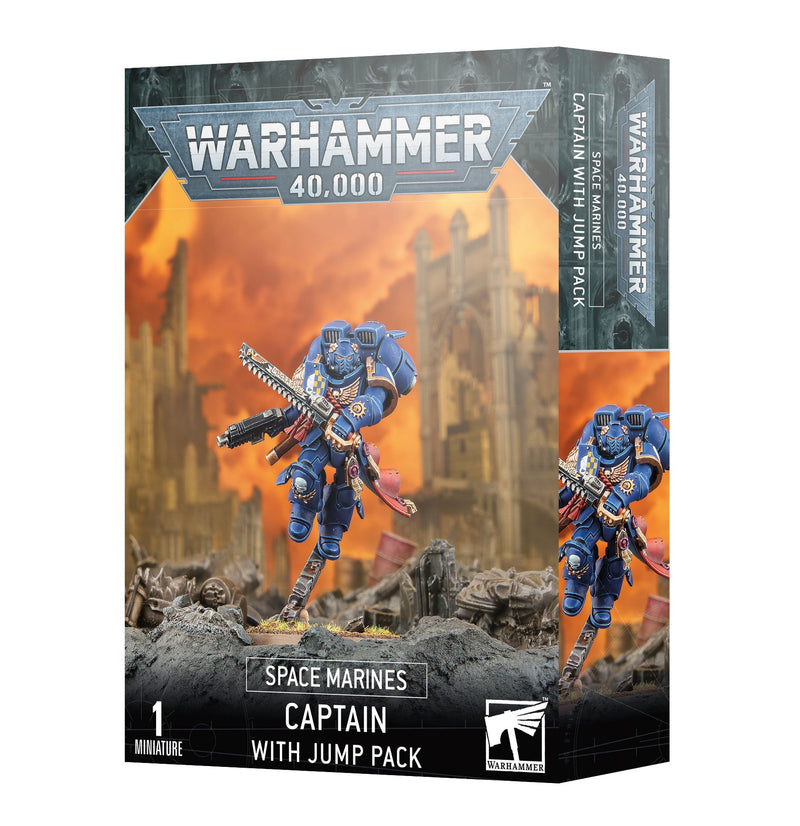 Warhammer 40k - Space Marines: Captain With Jump Pack