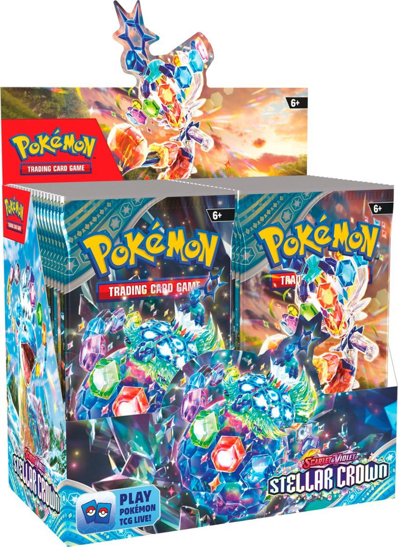 rarest pokemon booster boxes Pokemon TCG Stellar Crown Booster Box