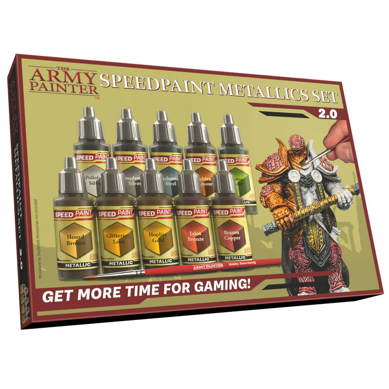 Army Painter Speedpaint Metallics set 2.0