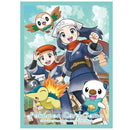 Pokemon Centre Reik Akari Cyndaquil Rowlett 64 Art Sleeves - Japanese Import