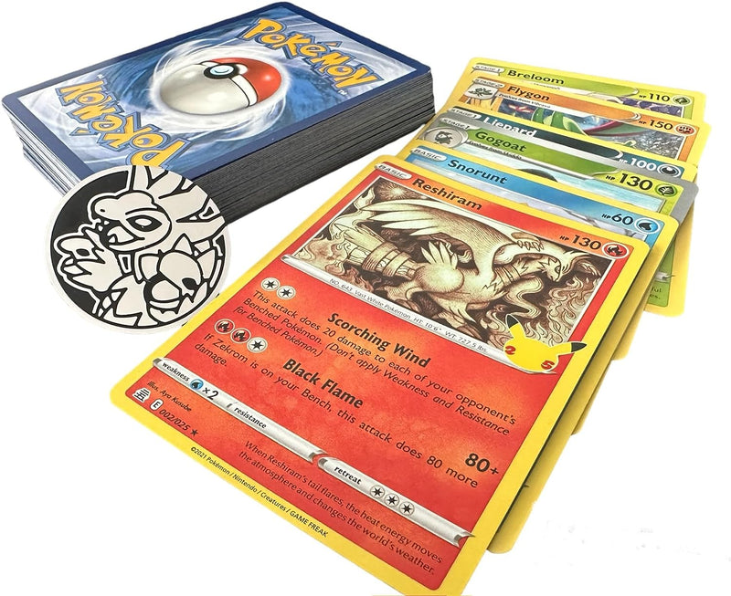 Pokemon Cards Gift Bundle - 75x Card Bulk Booster Joblot & Coin Pokemon Cards Gift Bundle - 75x Card Bulk Booster Joblot & Coin