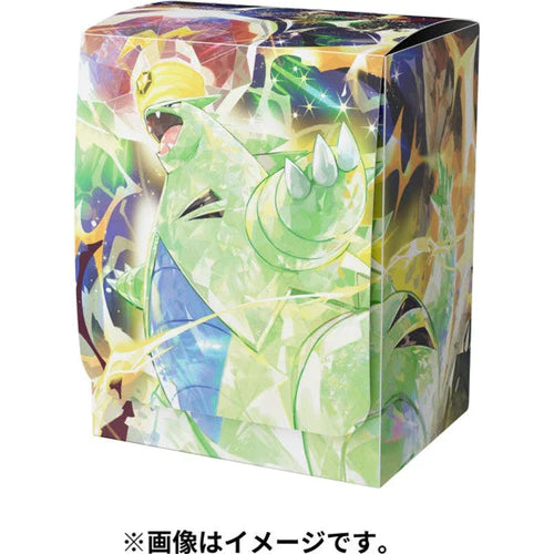 Pokemon Centre Tyranitar Terastalize Art Deck Box - Japanese Import